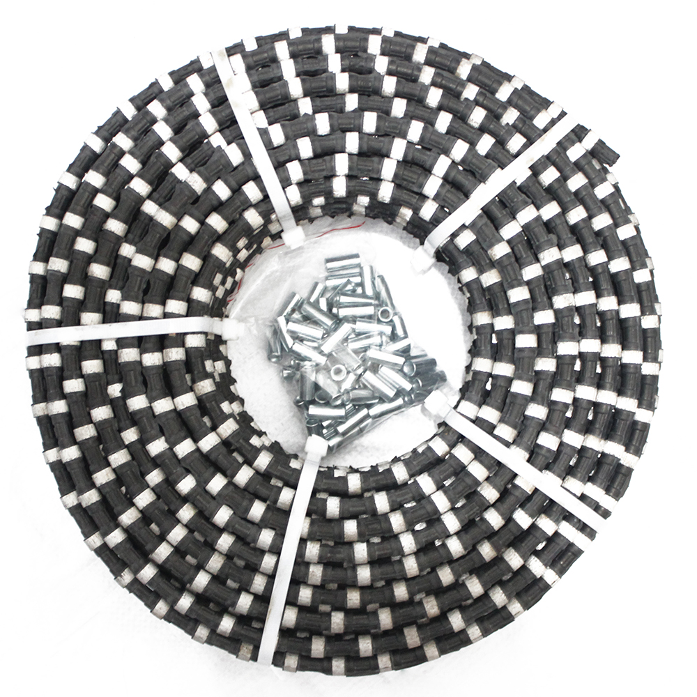Sierra de hilo de diamante flexible de primer grado para cantera de mármol